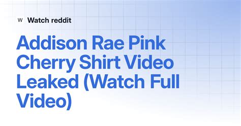 addison rae pink cherry shirt|Addison Rae Official Store